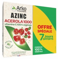 Ацерола Arkopharma Azinc Acérola 1000 Lot de 2 x 30 капсул