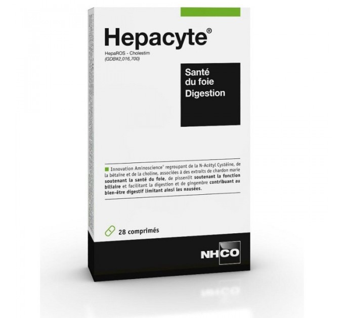 Капсулы для пищеварения и детоксикации печени NHCO HEPACYTE 28 капсул