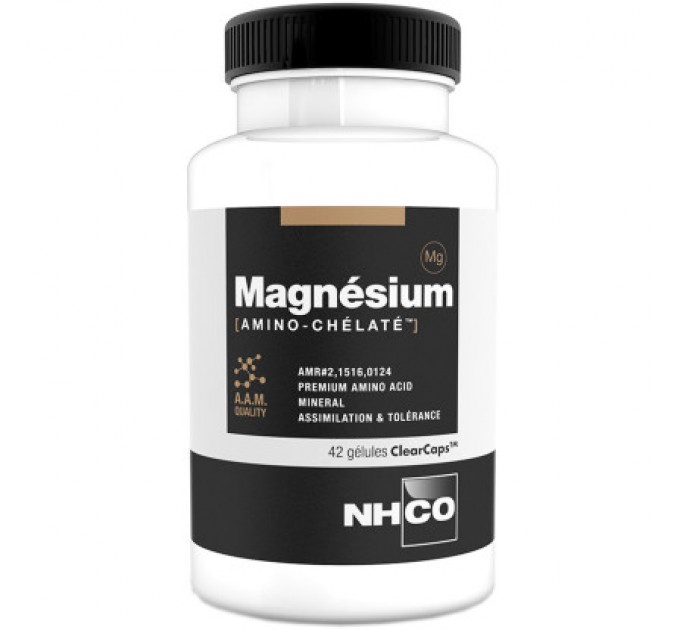 Магний MAGNESIUM Amino-Chélaté NHCO Nutrition 42 капсулы