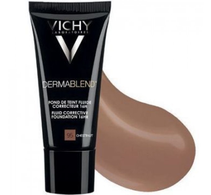 Тональный крем Vichy Dermablend Fluid Foundation 95 Chestnut SPF 25 30 мл