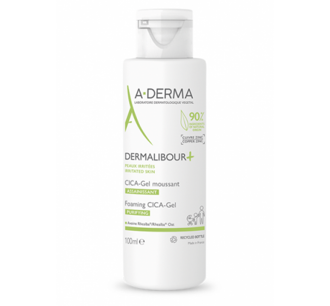 Пенящийся гель для очищения кожи CICA-Gel Dermalibour + 100 мл