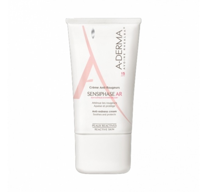 Крем против покраснений A-DERMA Sensiphase AR Crème anti-rougeurs spf15 40 мл