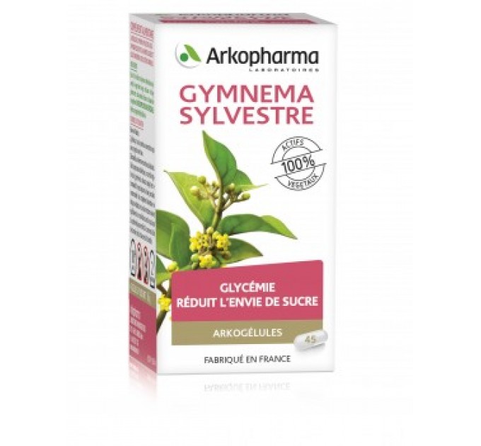 Капсулы для нормализации сахара в крови Arkopharma Gymnema Sylvestre Glycemie 45 капсул