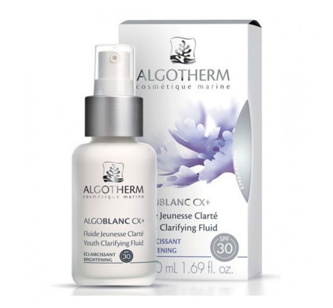 Флюид против пигментации Algotherm AlgoBlanc Fluide Jeunesse Clarté SPF30 50 мл