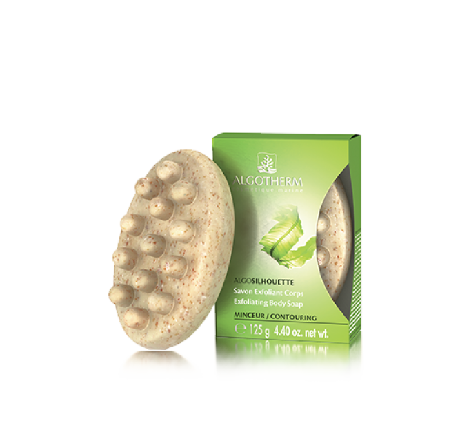 Массажное мыло с водорослями от целлюлита Exfoliating Body Soap от ALGOTHERM 125 г