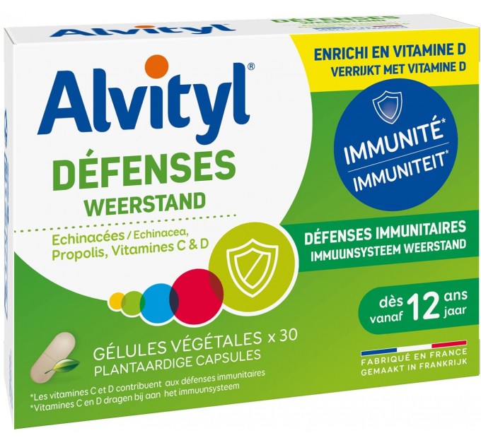 Иммуностимулятор Alvityl Gélules Défenses Immunitaires 30 капсул  