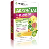 Поливитамины для восполнения энергии Arkopharma Arkovital Pur'energie 30 таблеток