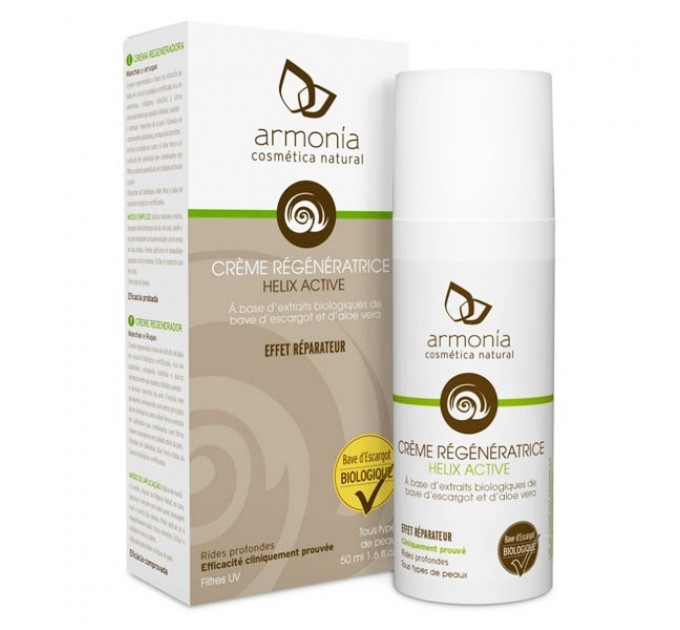 Восстанавливающий крем с улиточным муцином Armonia Crème Régénératrice Helix Active 50 мл