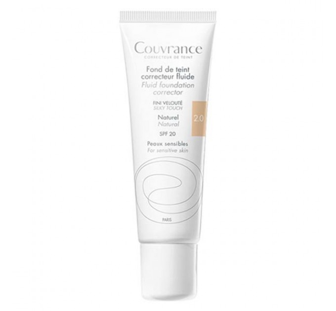Тональный крем Avene Couvrance Fluid Correcting Foundation 2.0 тон бежевый 30 мл