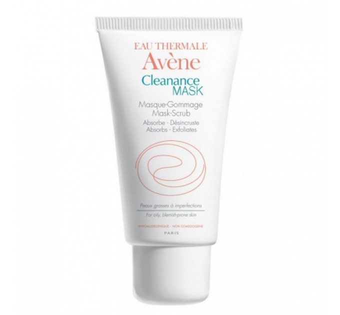 Маска - скраб для проблемной кожи Avene Cleanance Face Scrub Mask 50 мл