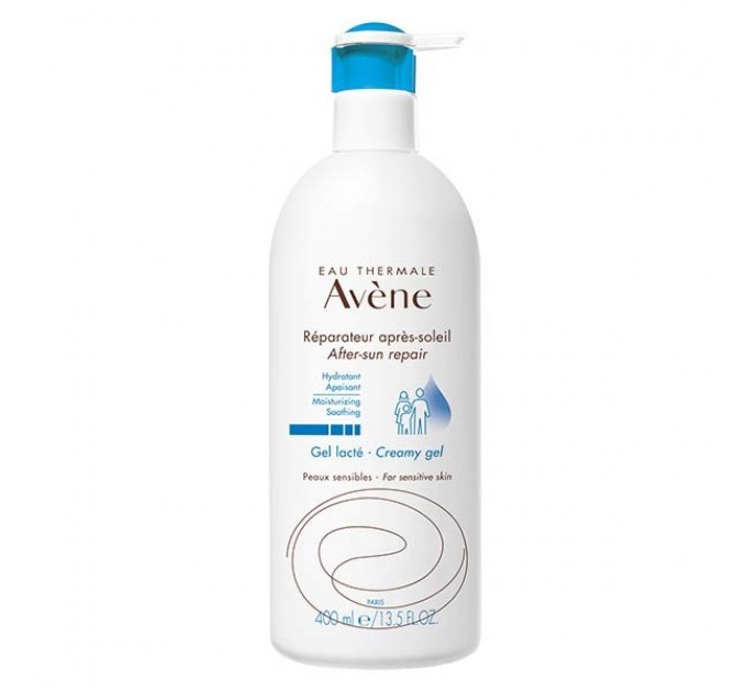 Восстанавливающий молочный гель после загара Avene Gel Lacte After Sun Repair 400 мл