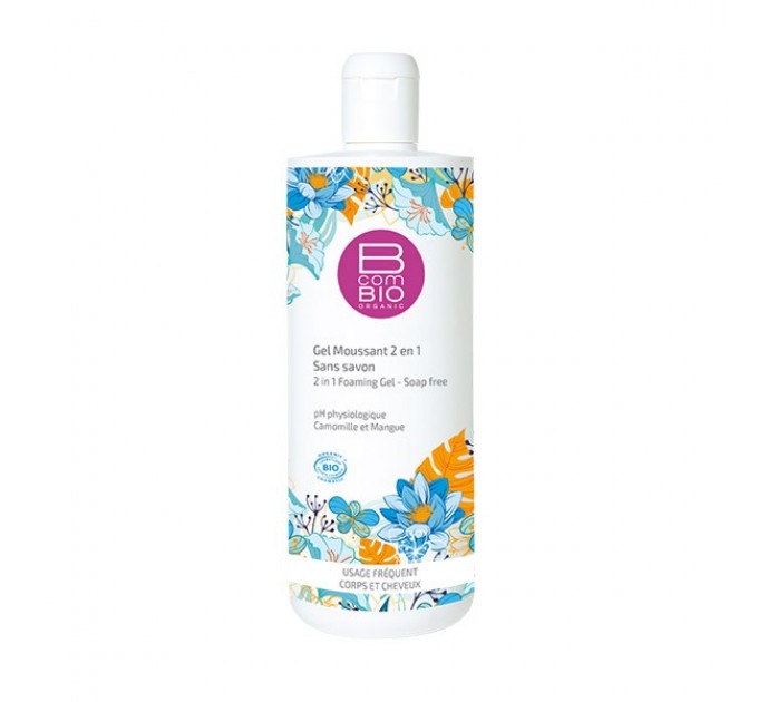 Пенящийся гель для тела и волос B com BIO Gel Moussant 2 en 1 500 мл