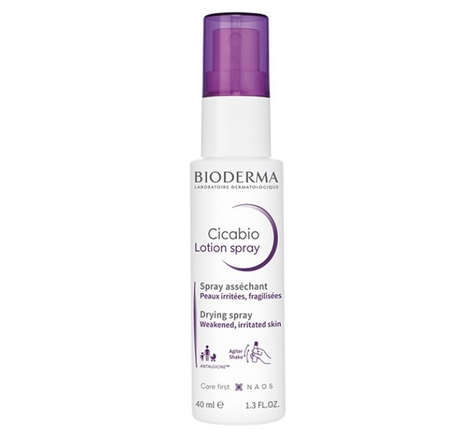 Спрей для затягивания ран на коже Bioderma Cicabio Lotion Spray Asséchant 40 мл