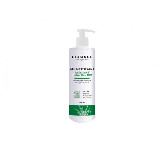 Очищающий гель с соком алоэ вера Biosince 1975 Gel 98% Jus d'Aloé Vera 200 мл