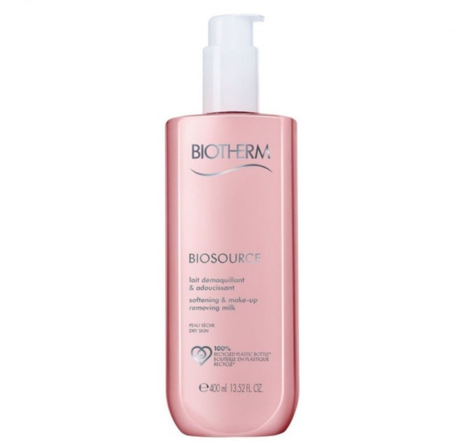 Мягкое очищающее молочко для сухой кожи Biosource Lait Démaquillant BIOTHERM 400 мл