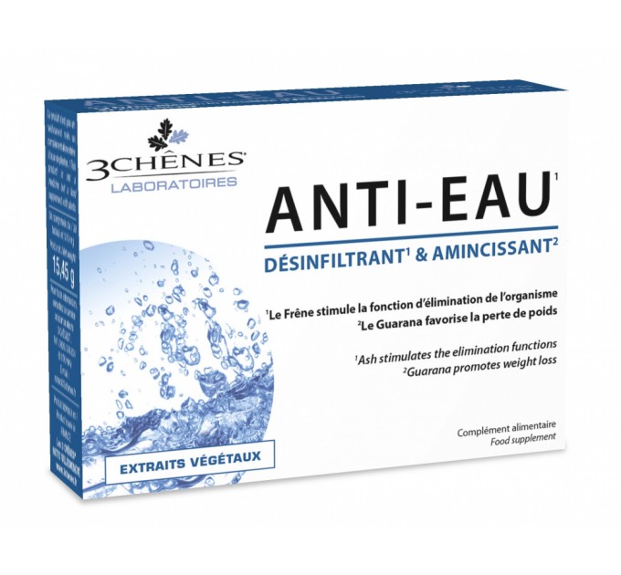 Капсулы для похудения и вывода воды 3 CHÊNES Anti-Eau