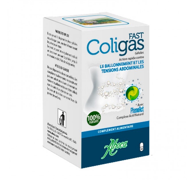 Капсулы от вздутия живота Aboca Fast Coligas