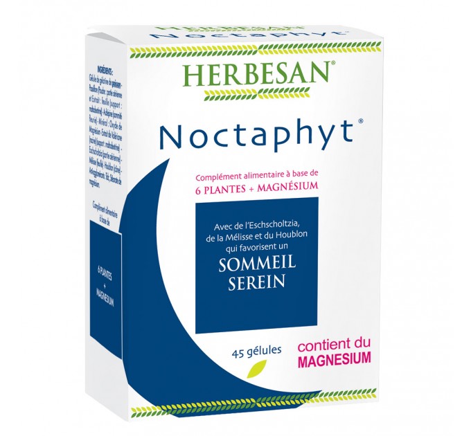 Пищевая добавка от бессоницы на основе 6 растений HERBESAN Serene Sleep Noctaphyt