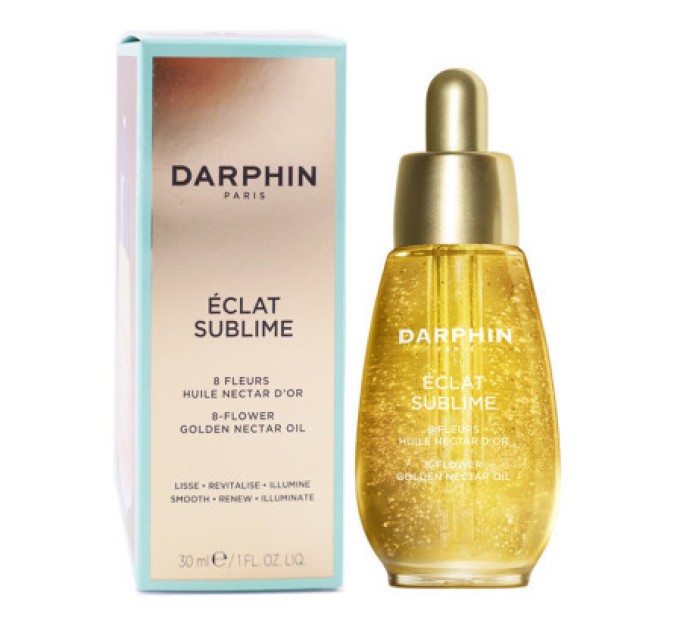 Золотое масло для лица DARPHIN ECLAT SUBLIME 8 FLEURS HUILE NECTAR D'OR 30 мл