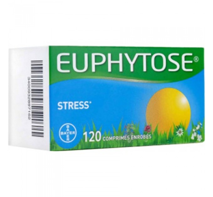 Эуфитоз стресс EUPHYTOSE Stress BAYER против тревоги и нарушения сна 120 таблеток