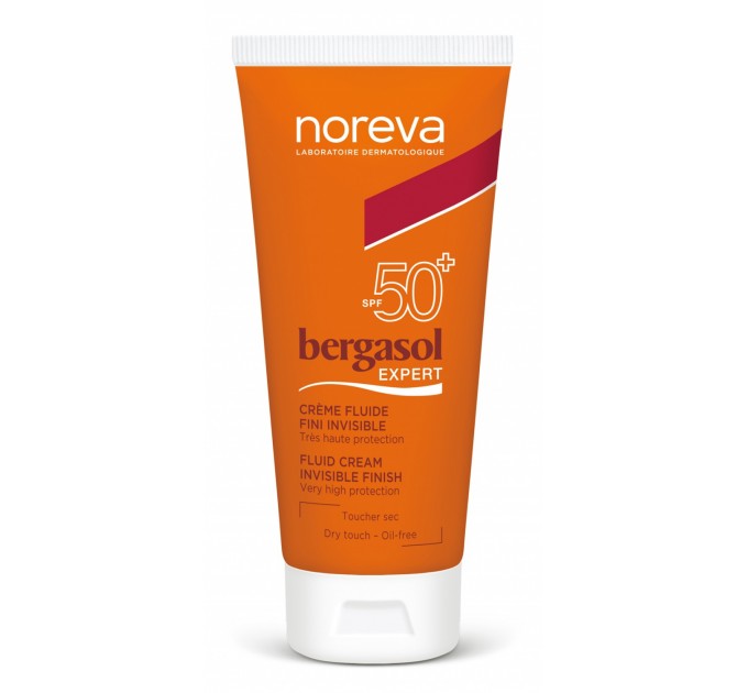 Невидимый крем флюид Bergasol Invisible Finished Fluid Cream spf50 + 50мл