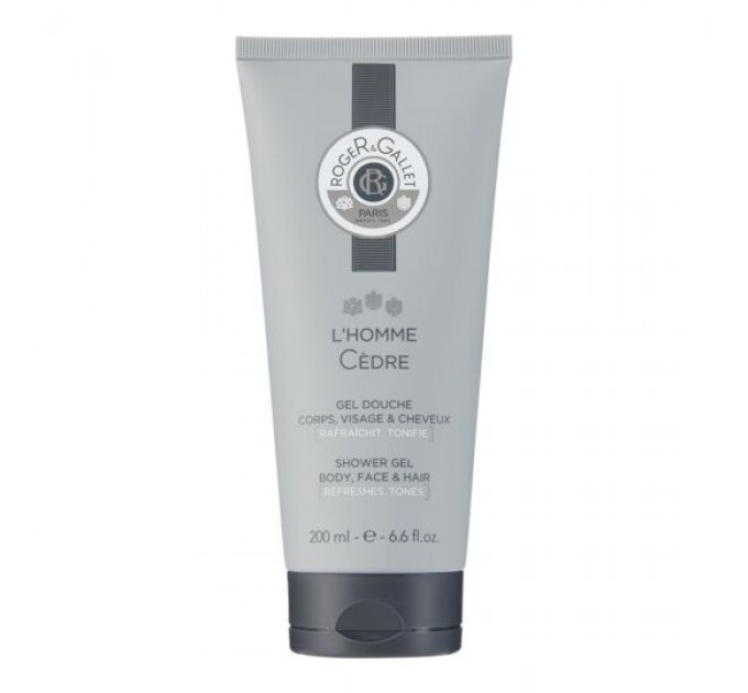 Гель для душа ROGER & GALLET Homme Cèdre Gel Douche 200 мл