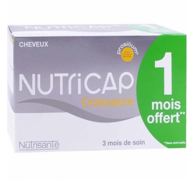 Витамины от выпадения волос Nutricap Croissance NUTRISANTE 2 месяца + 1 месяц 