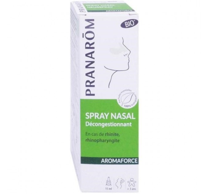 Спрей для носа AROMAFORCE Spray nasal de PRANARÔM 15 мл