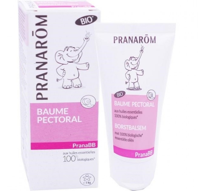 Успокаивающий бальзам для малышей PRANAROM PranaBB Baume Pectoral 40 мл