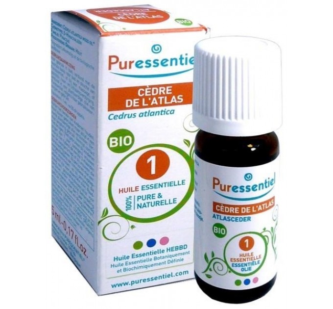 Эфирное масло кедра puressentiel PURESSENTIEL Cèdre de Atlas 5 мл
