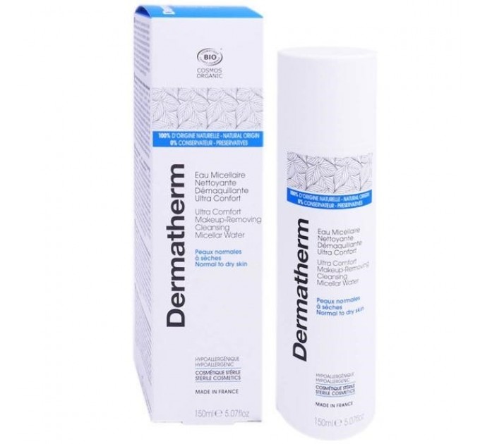 Мицеллярная вода для сухой кожи Dermatherm Ultra Comfort 150 мл