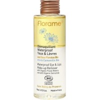 Водостойкая жидкость для снятия макияжа Démaquillant Waterproof Bio Yeux & Lèvres Florame 110 мл