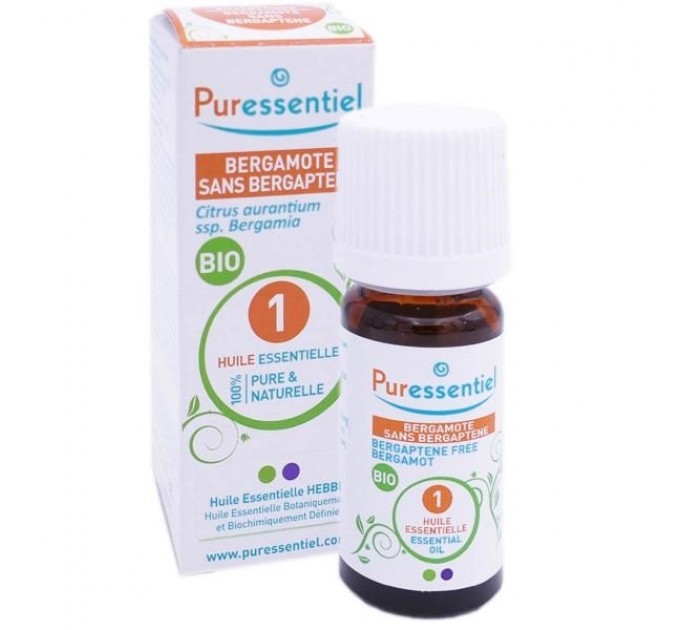 Эфирное масло бергамота Puressentiel Huile essentielle Bio Bergamote 10 мл