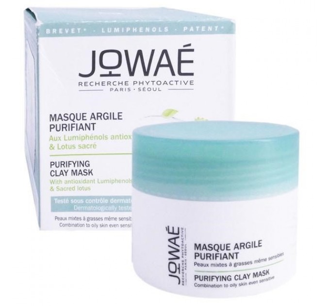 Очищающая маска с глиной Masque Eau Repulpant JOWAE 50 мл