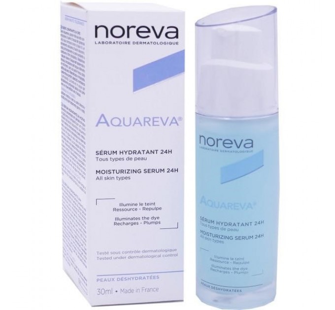 Увлажняющая сыворотка Noreva Aquareva 24h Serum 30 мл