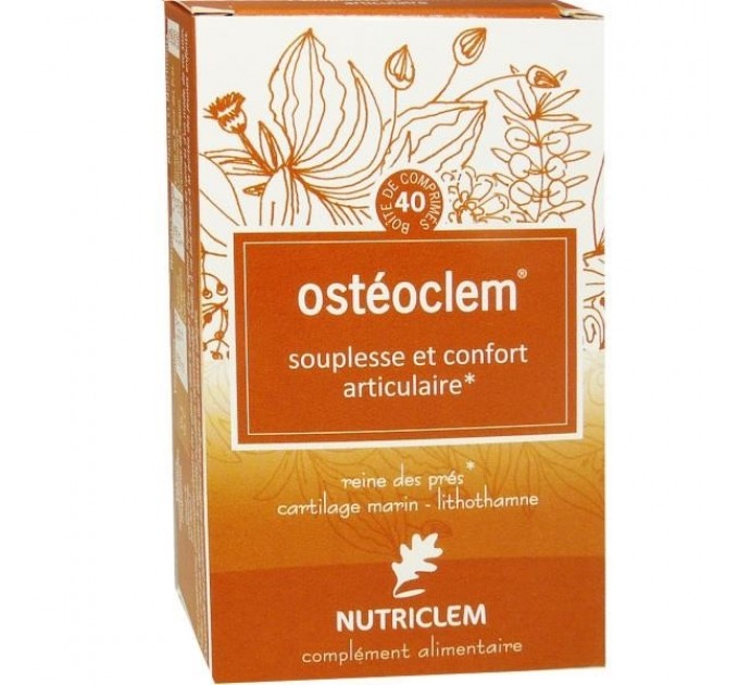 Комплекс для суставов Ostéoclem NUTRICLEM 40 таблеток