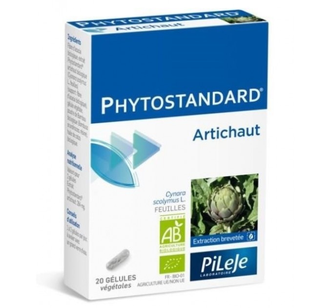 Экстракт артишока Pileje Phytostandards Artichoke 20 капсул