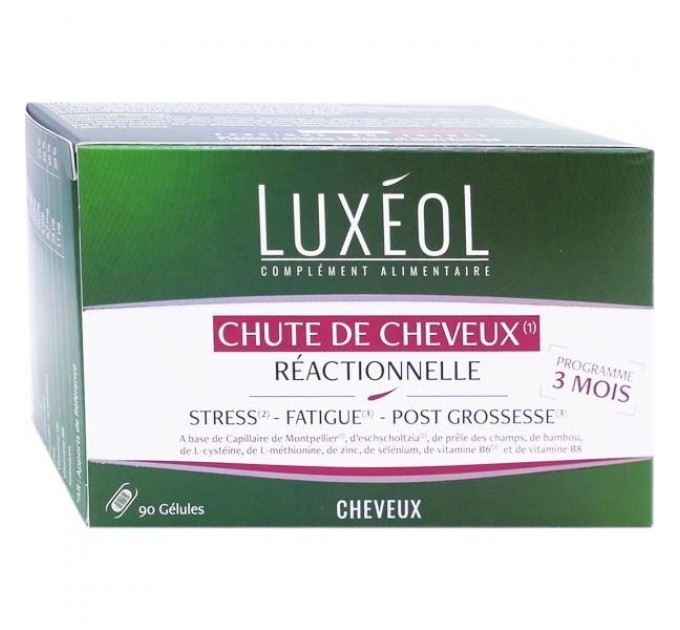 Витамины против реактивного выпадения волос LUXEOL Reactive Hair Loss 90 капсул