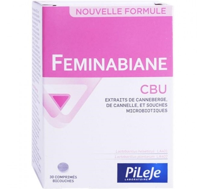 Таблетки при цистите Pileje Feminabiane CBU 30 таблеток