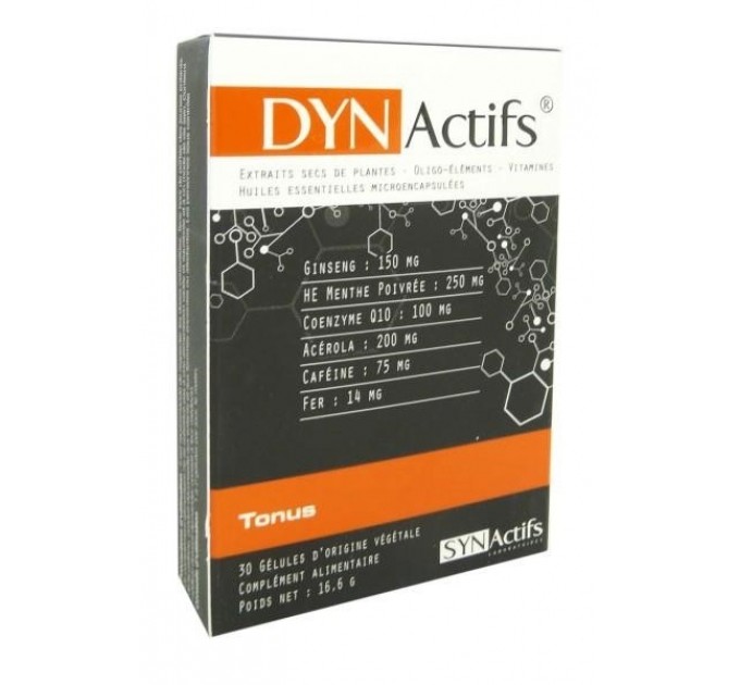 Витаминный комплекс для тонуса организма Tonus SYNACTIFS 30 капсул