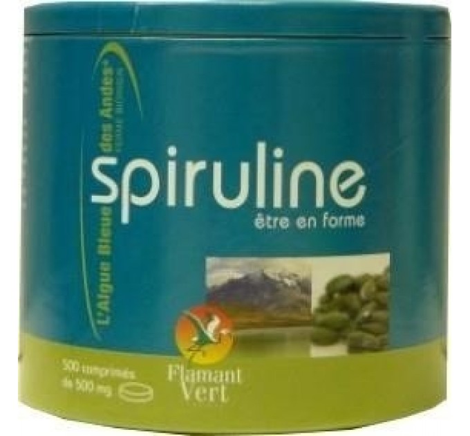 Спирулина органическая SPIRULINE FLAMANT VERT 500 таблеток