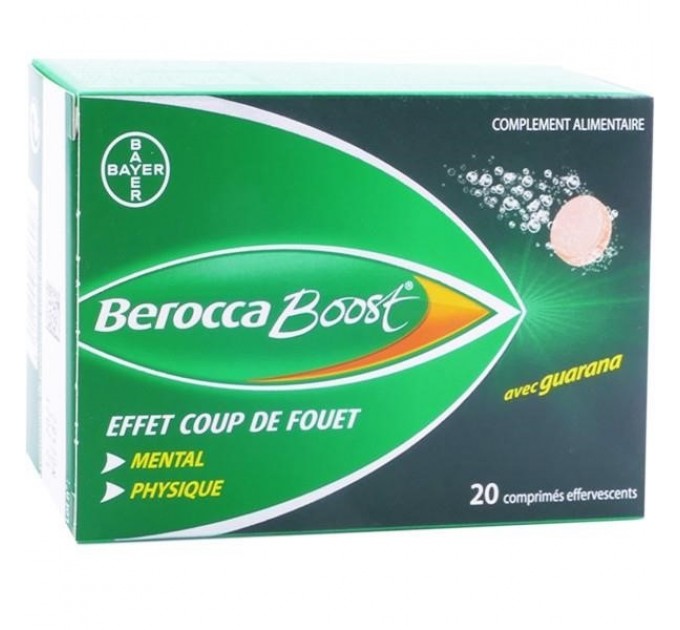 Витамины с ацеролой Berocca Boost Guarana 20 табл