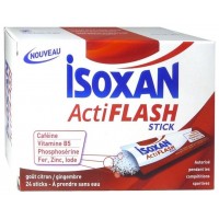 Витаминный комплекс от усталости Isoxan Activeslash x24 палочки со вкусом лимона и имбиря