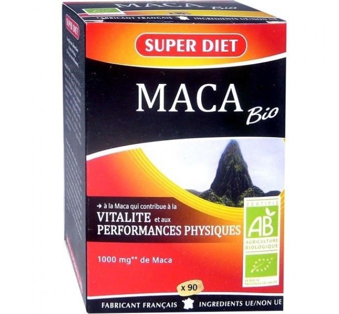 Комплекс афродизиак восстановления тонуса и жизненных сил MACA Bio SUPERDIET 90 таблеток