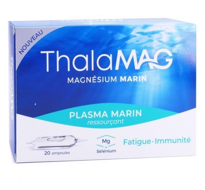 Морской магний Thalamag Magnésium Marin Plasma 20 флаконов