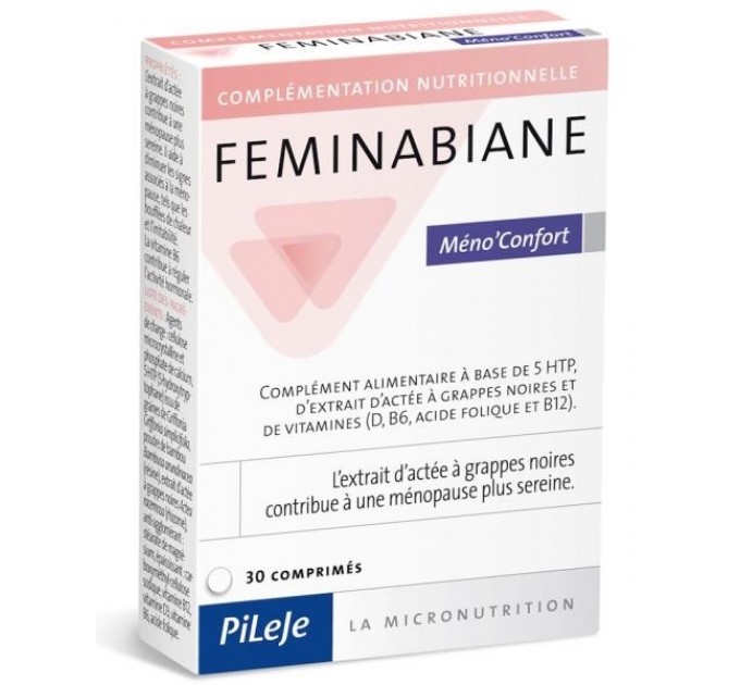 Капсулы при менопаузе Pileje Feminabiane Meno'confort 30 таблеток