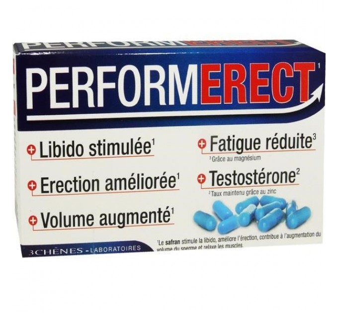Комплекс для улучшения либидо и эрекции PERFORMERECT 3 CHENES 4 капсулы