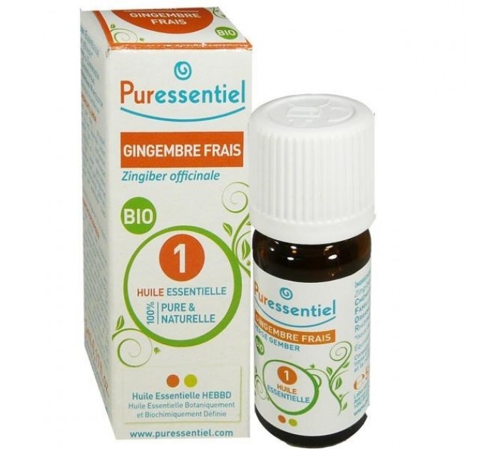 Эфирное масло имбиря Puressentiel Gingembre 5 мл