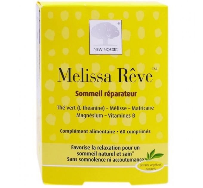 Комплекс от бессоницы MELISSA Sommeil Réparateur New Nordic 60 таблеток