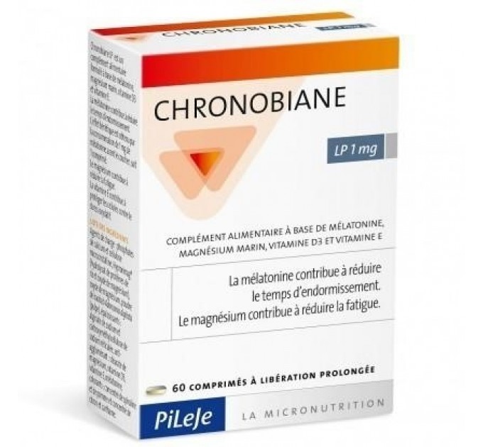 Капсулы от усталости и бессоницы Chronobiane LP 1mg 60 таблеток